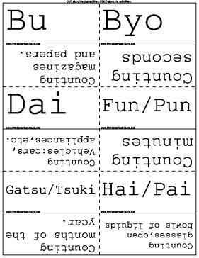 Japanese Counters template