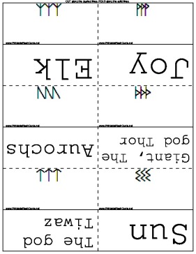 Runic Words template