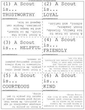 The Meaning of the Boy Scout Law template
