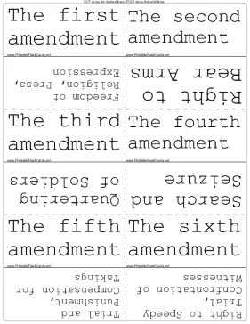 United States Bill of Rights template