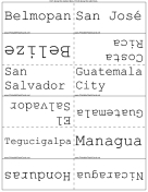 Central American Capitals