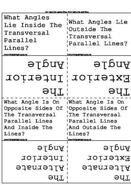 Angles and Sides template