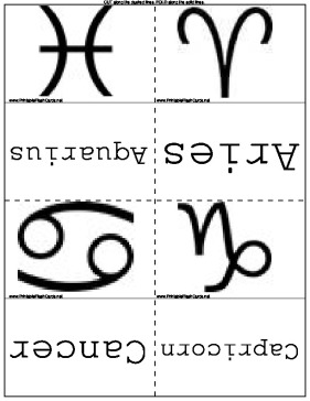 Astrology Symbols template