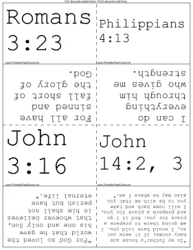 Bible Verses to Memorize template