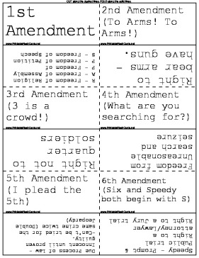 Bill of Rights template