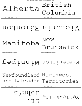 Canadian Capitals template