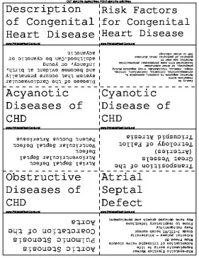 Congenital Heart Disease and Heart Murmurs template