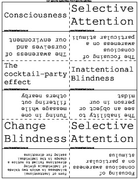 Consciousness template