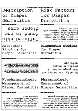 Diaper Dermatitis template