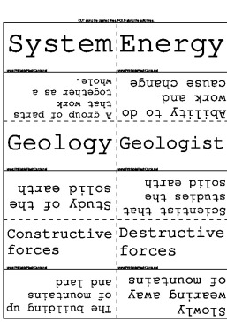 Earth Systems template