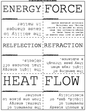 Energy and Mass template