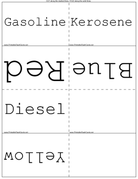 Flammable Liquid Container Color Codes template