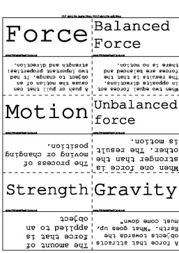 Forces in Physics template