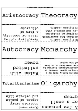 Forms of Government template