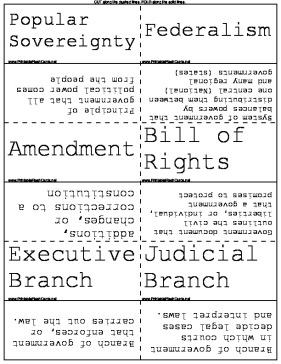 Government Terms template