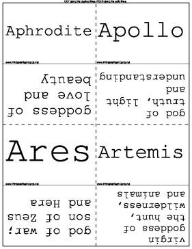 Greek Gods template