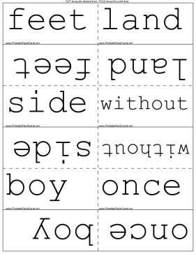 High Frequency Words 3 template