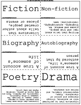 Literary Genres template