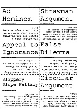 Logical Fallacies template