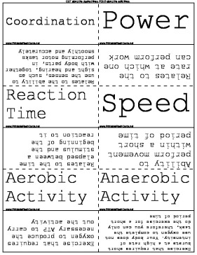 Motor Skills template