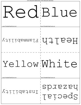 NFPA 704 Sign Colors and their Meanings template