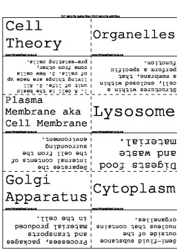 The Cells and Organelles template